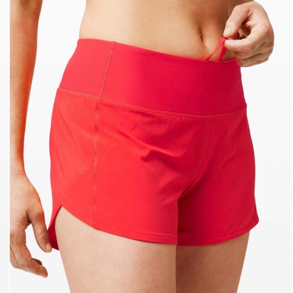 Lululemon Bright Red Athletic Shorts LULULEMON Speed Up Shorts 4"
Red Size 6